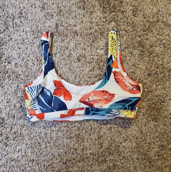 Women's Tropical Bathing Suit Top - Picture 2 of 3